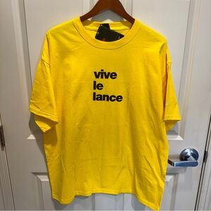 NWT VTG Nike Vive Le Lance Armstrong 6 Time Tour De France Winner Shirt XL